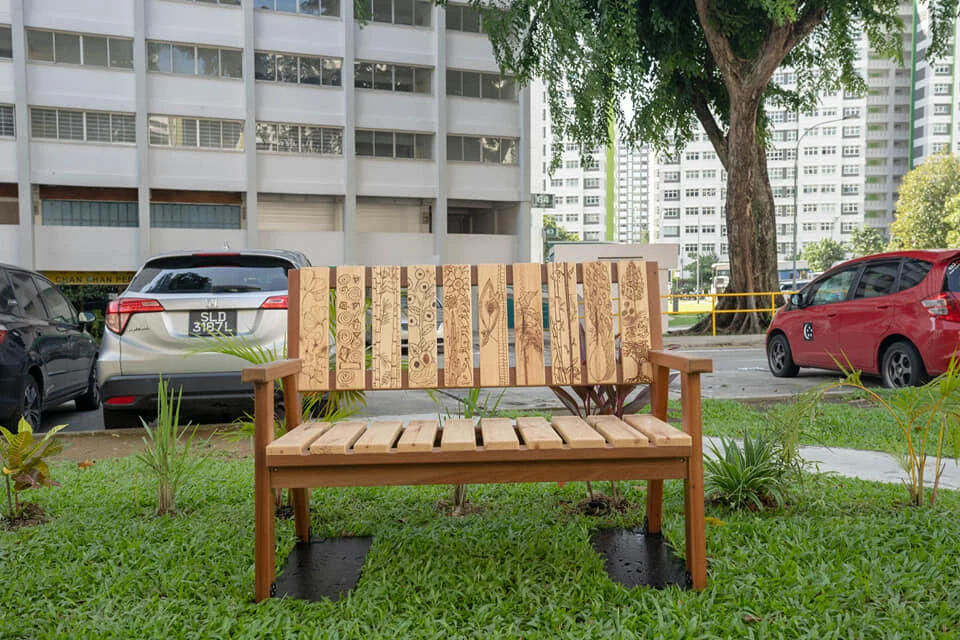 Community artist-art therapist for 'Of Gardens and Dreams, Taman Jurong', as part of Singapore Art Week (2020). Credits: Azmi