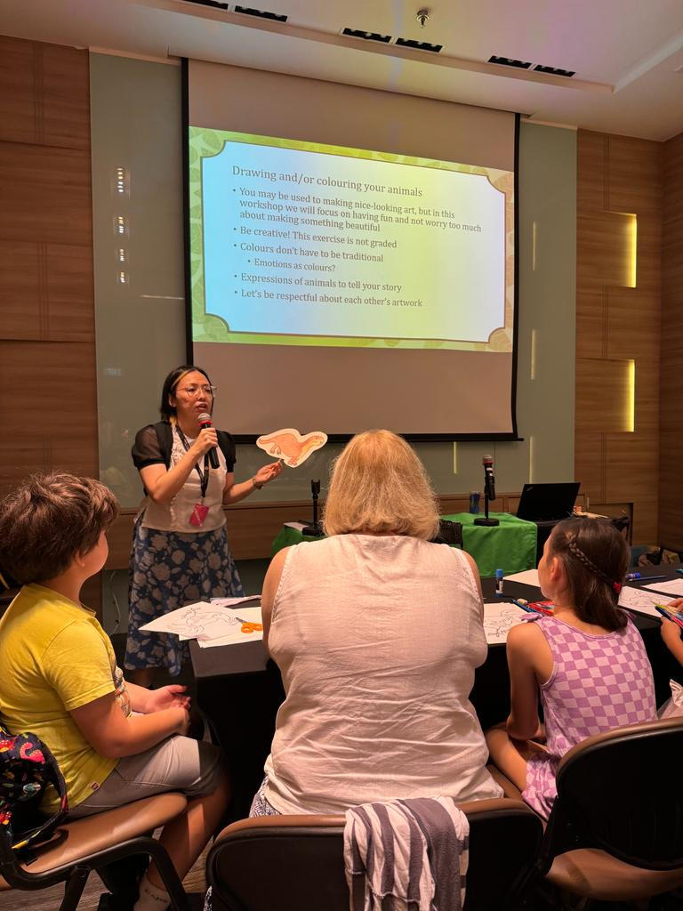 'Save the Animals' art & storytelling workshop for children, Singapore Writers Festival 2023