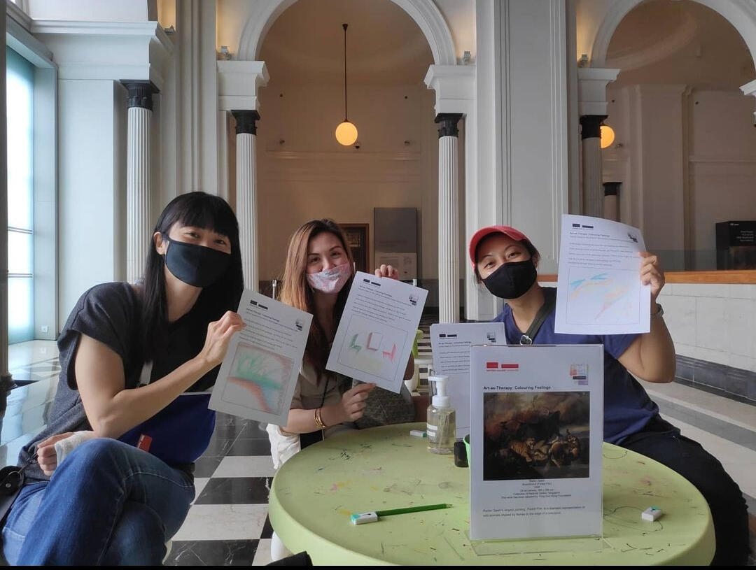 Light To Night Festival (2021), National Gallery Singapore, conceptualised &amp; facilitated 2 art-as-therapy booths